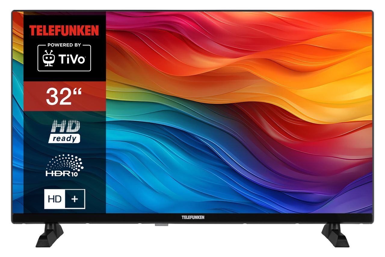 Telefunken XH32TO750S 32 Zoll Fernseher / Smart TV (HD, HDR, HD  6 Monate inkl., Triple-Tuner)