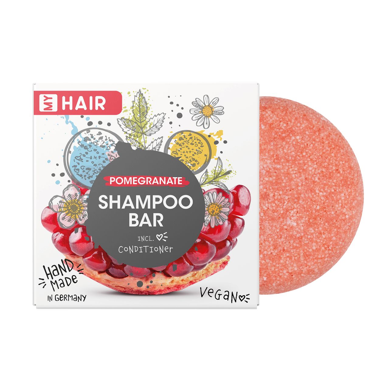 accentra Handgefertigtes festes Shampoo MY HAIR in Papierschachtel
