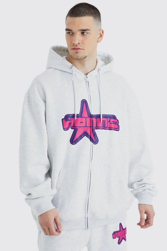 Tall Oversize Trainingsanzug mit Reißverschluss