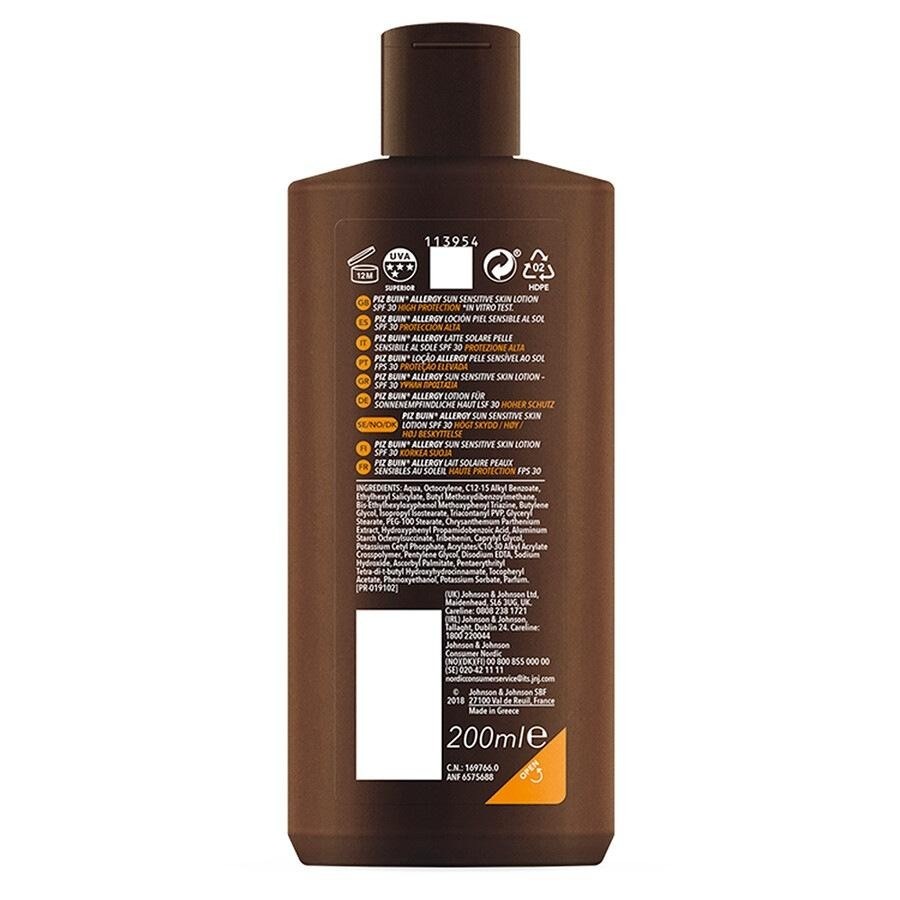 Piz Buin Allergy Sun Lotion for Sensitive Skin SPF 30