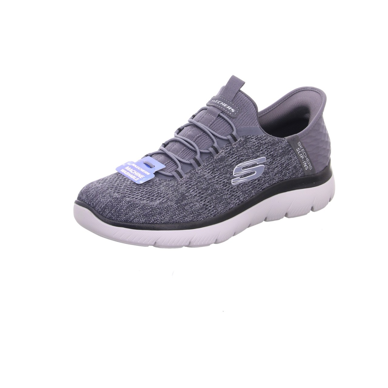 SKECHERS Klassische Slipper schwarz