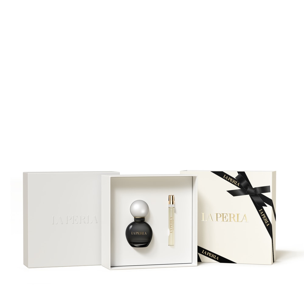 la perla Coffret Signature EDP 50ml + Vaporisateur rechargeable de sac EDP 10ml Eau de Parfum
