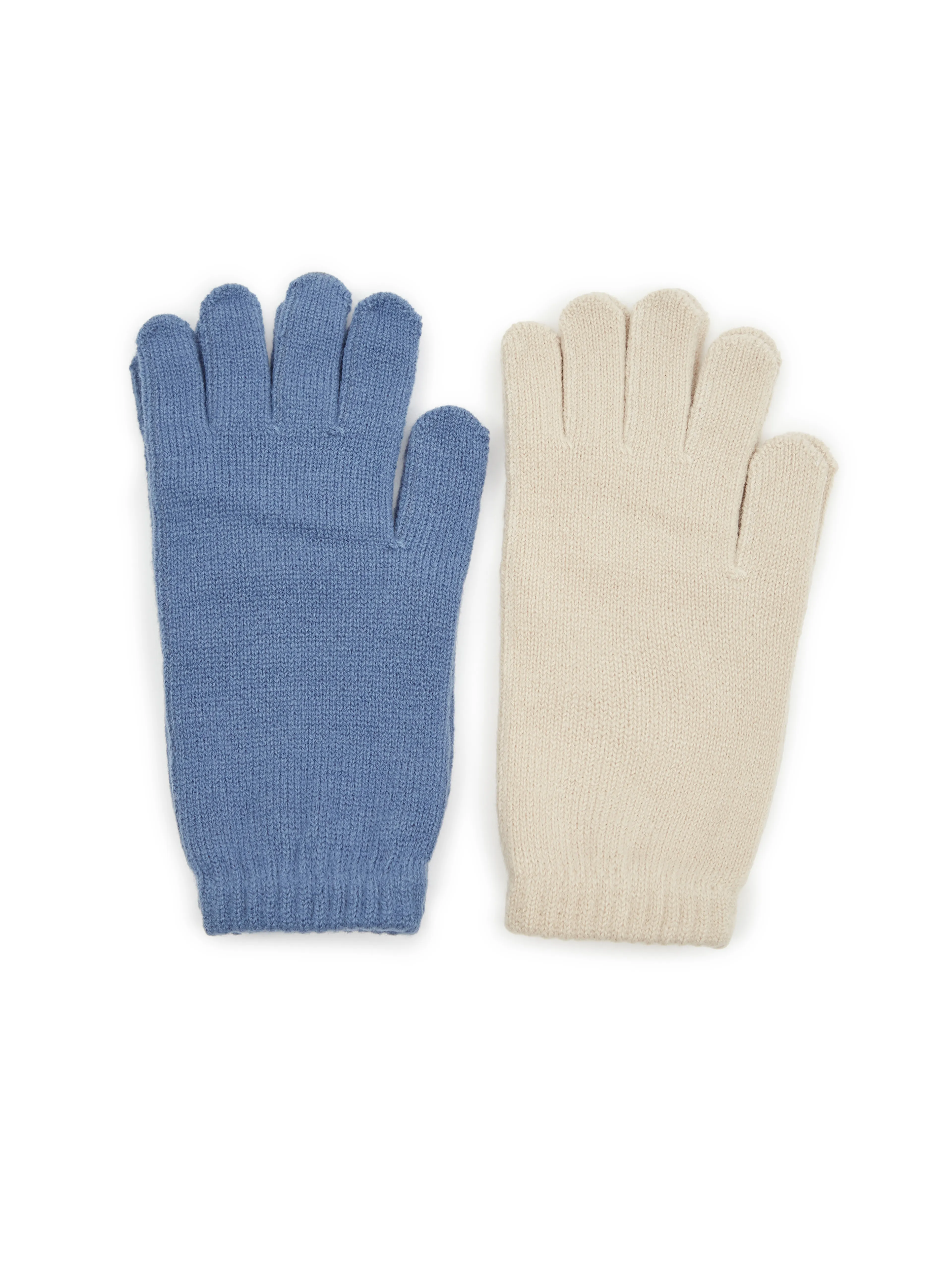 Beige und blaue Damenhandschuhe, 2er-Set ORSAY