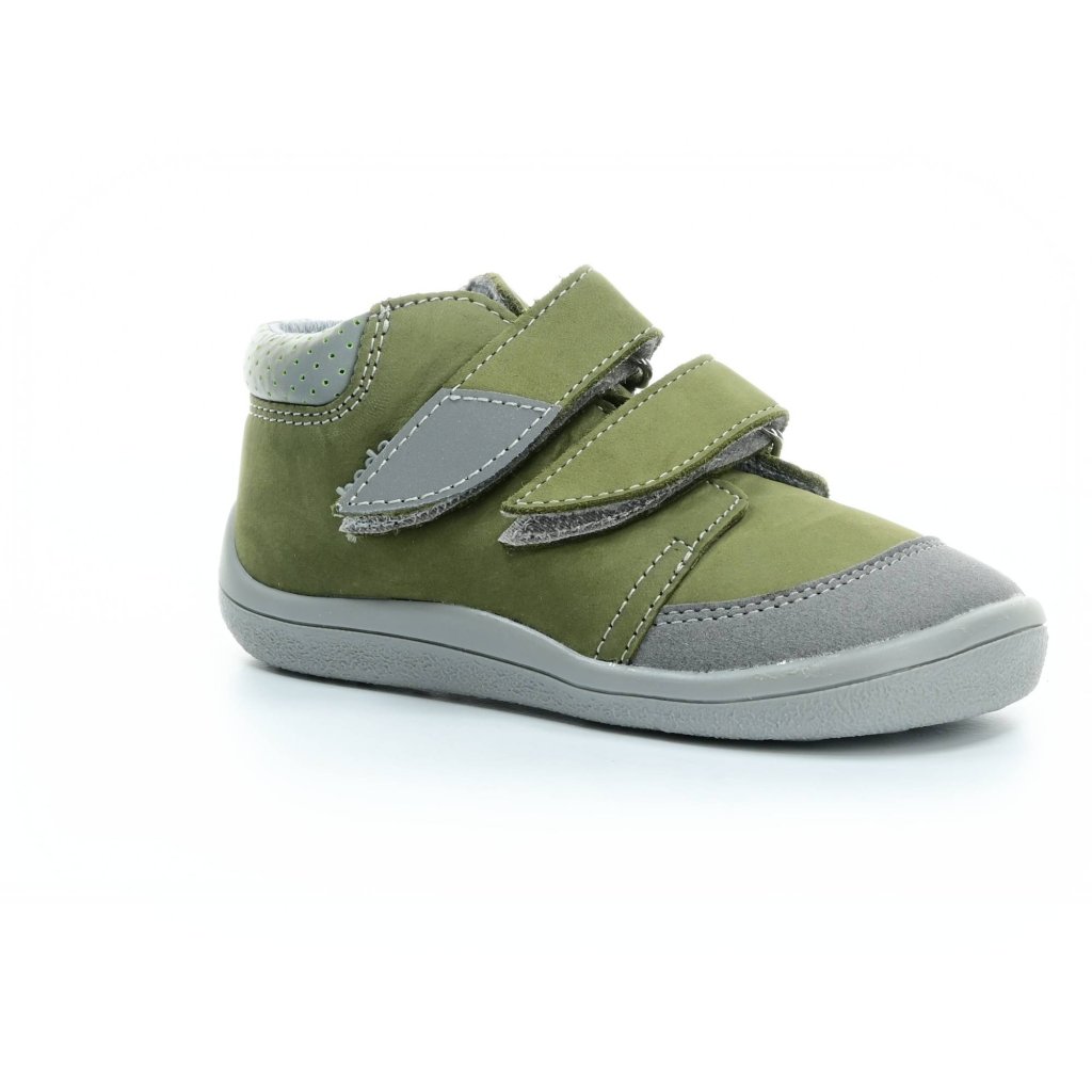 Beda Nick mit Membran (BF 0001/W/M/NUB) grüne Barfuß-Stiefeletten
