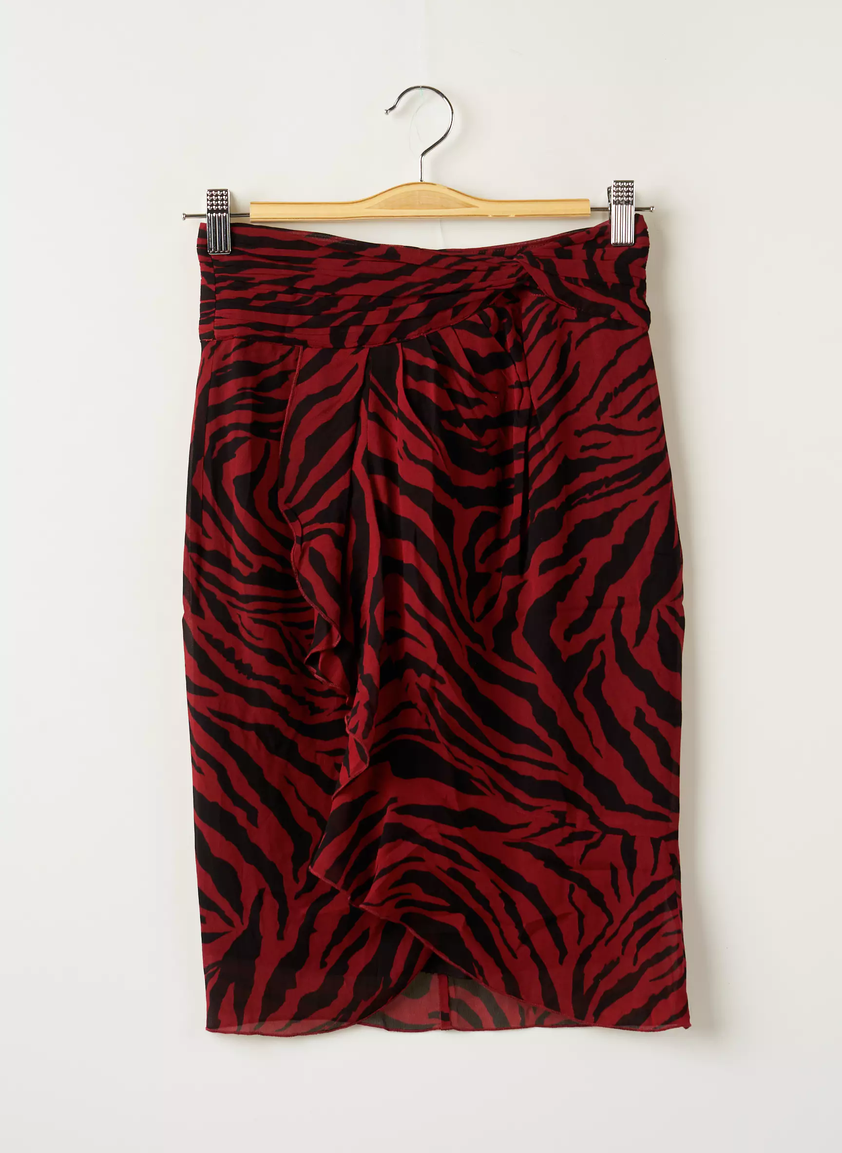 Ba Sh Jupes Mi Longues Femme couleur rouge