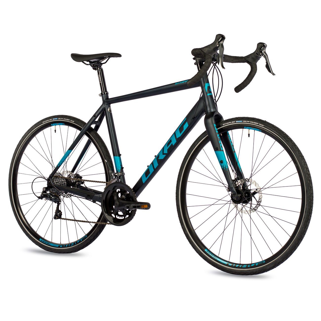 Airtracks Gravelbike Herren 28 Zoll Gravel Bike Strom 3.0 Shimano 2 x 8 Claris R2000, 16 Gang, 16 x Gang Gravel Fahrrad - Rahmenhöhen - 52 - 55 cm - Modell 2023