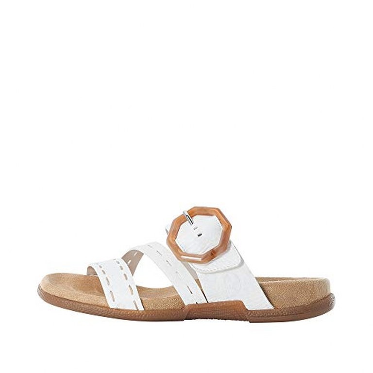RIEKER Klassische Sandalen weiss FSK Damen Sandalen
