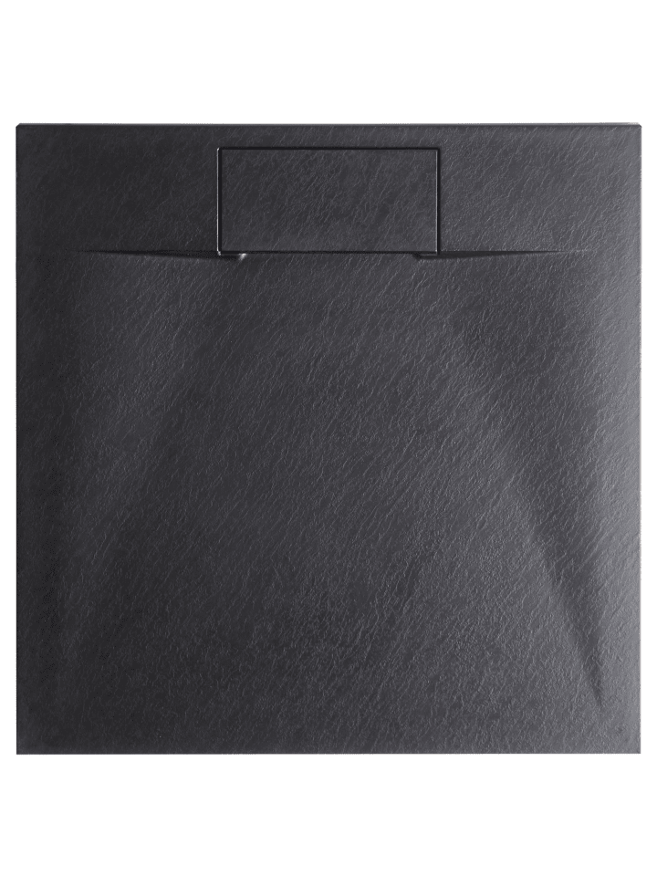 Beliani Duschwanne AZZURRO in Schwarz - (W) 90 x (H) 3 x (L) 90 cm günstig kaufen onesize