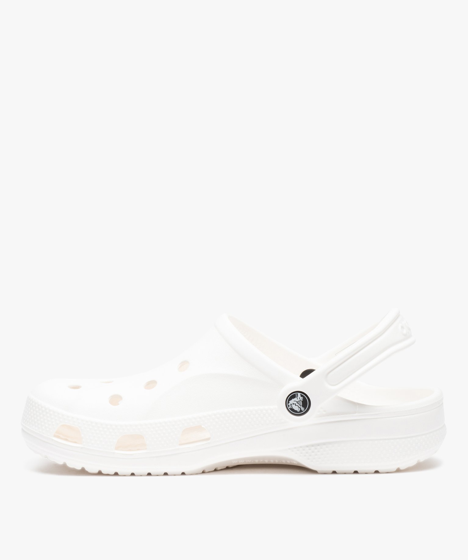 Sabots souples homme unis perforés - Crocs blanc | GEMO