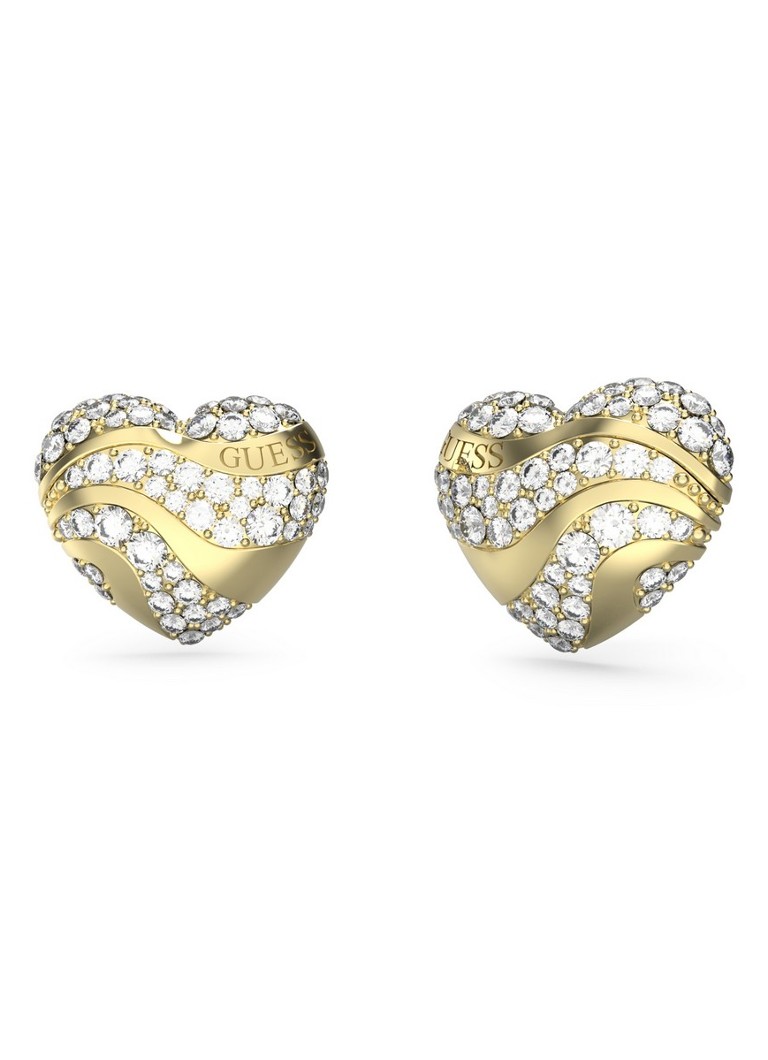 GUESS Stud earrings with crystal JUBE04504JWYGT-U