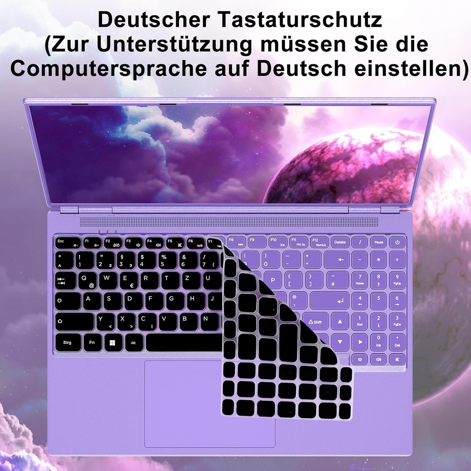AOCWEI A6 Notebook (Intel Celeron N5095, 512 GB SSD, FHD 2,9GHz beeindruckende Grafik Perfekt für effizientes Multitasking)