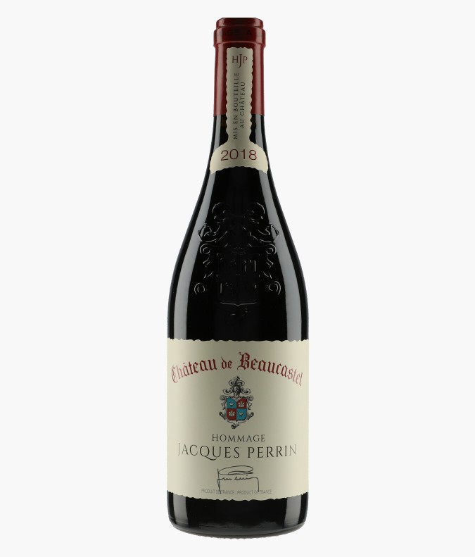 Châteauneuf-du-Pâpe Hommage à Jacques PERRIN 2018BEAUCASTEL