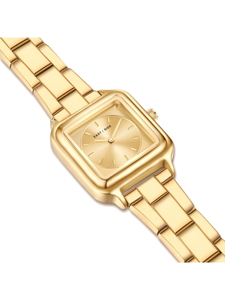 Eastside NY Damen Quarzuhr gelbgold Edelstahl gelbgold in gelbgold günstig kaufen 21 cm