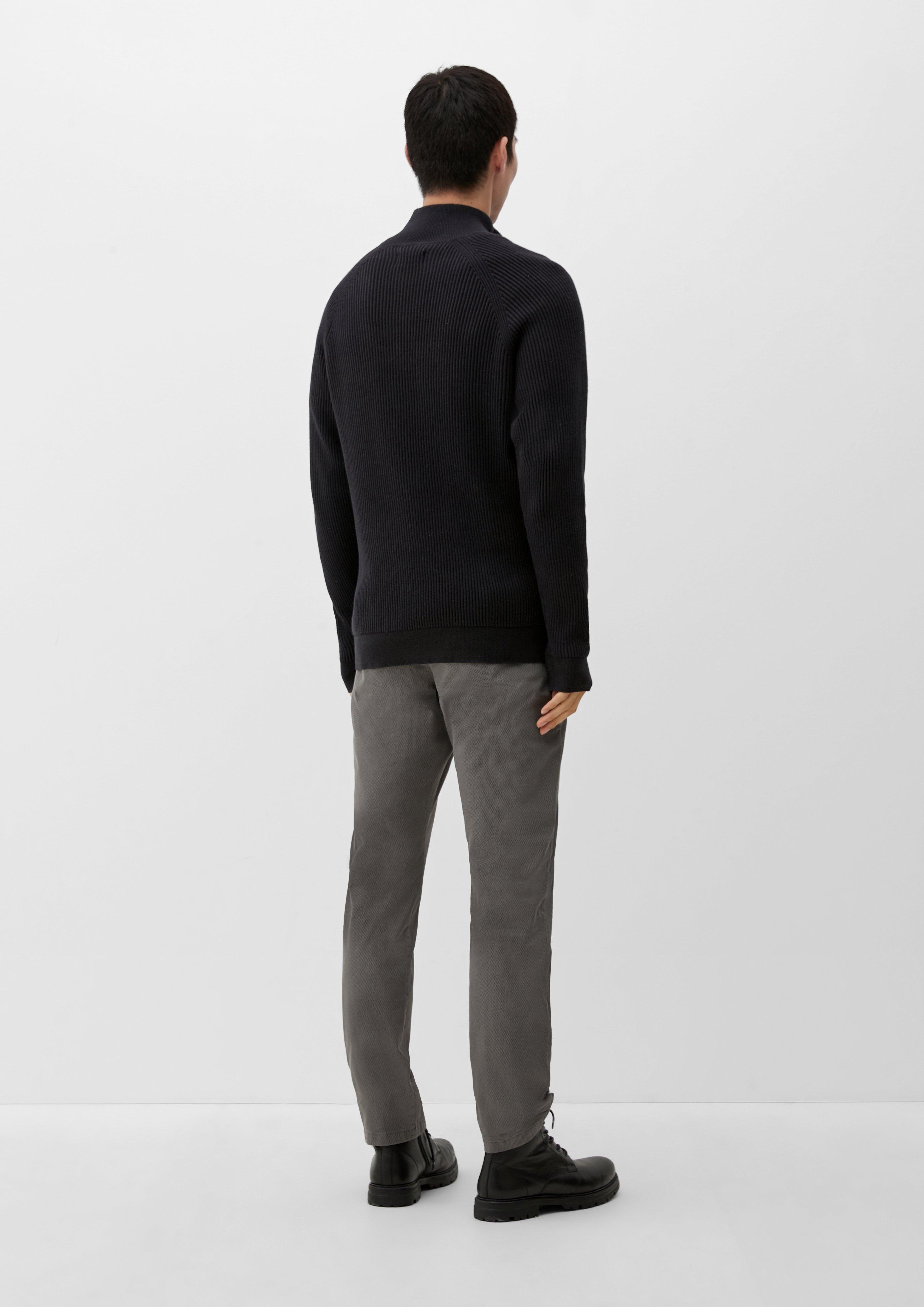 Strickpullover mit Half-Zip  2124529-9999