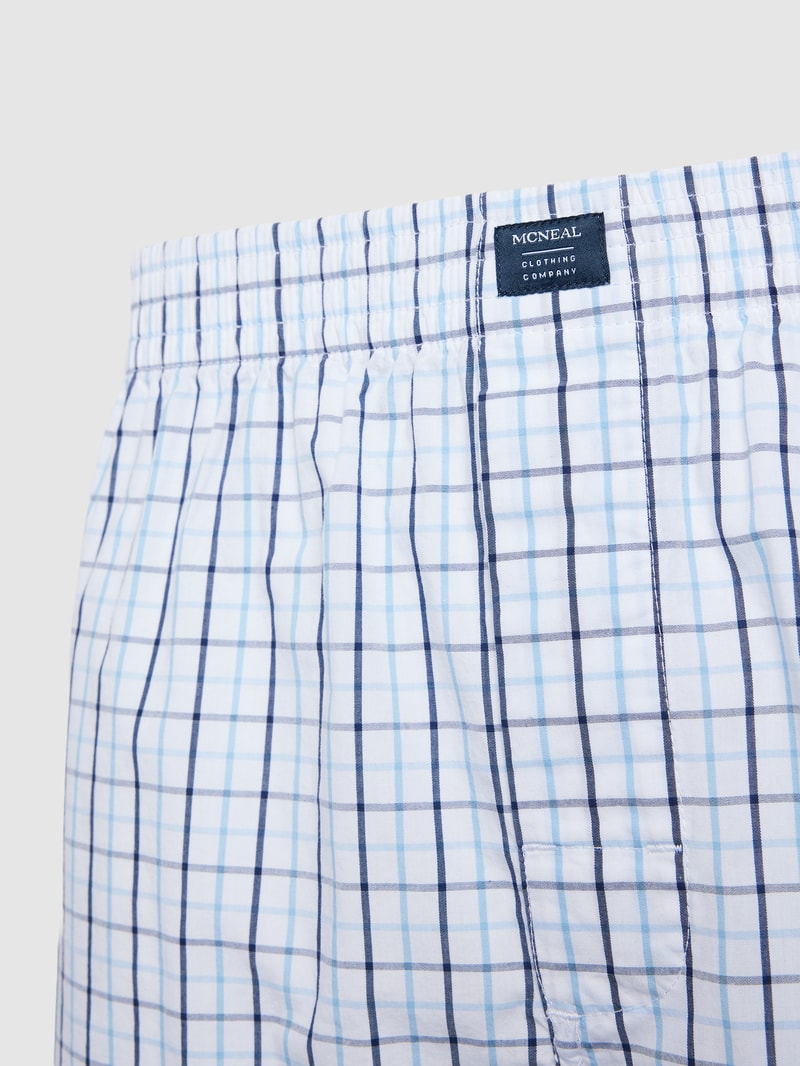 Boxershorts mit Label-Patch im 3er-Pack in hellblau