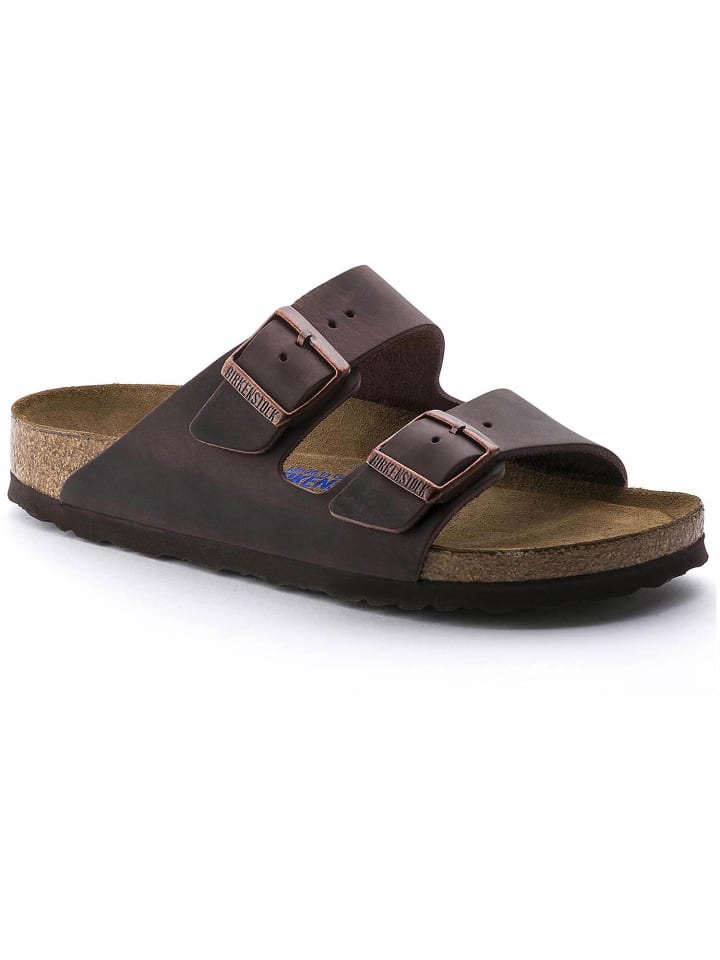 Birkenstock Sandale Arizona Oiled Leather in Braun günstig kaufen 46