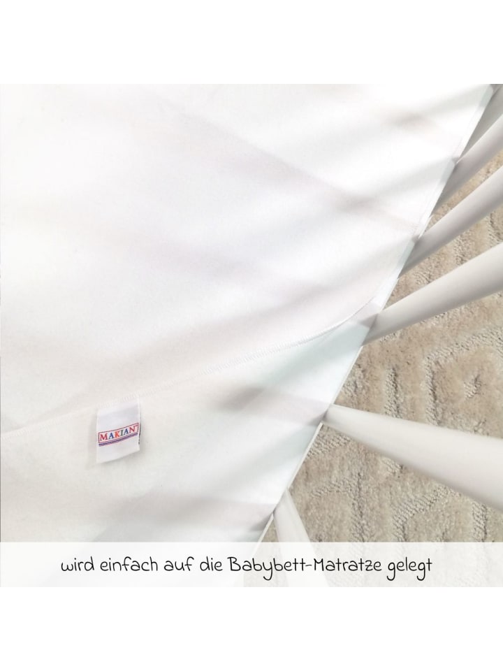 Makian Wasserdichte Betteinlage / Matratzenauflage für in weiss günstig kaufen onesize