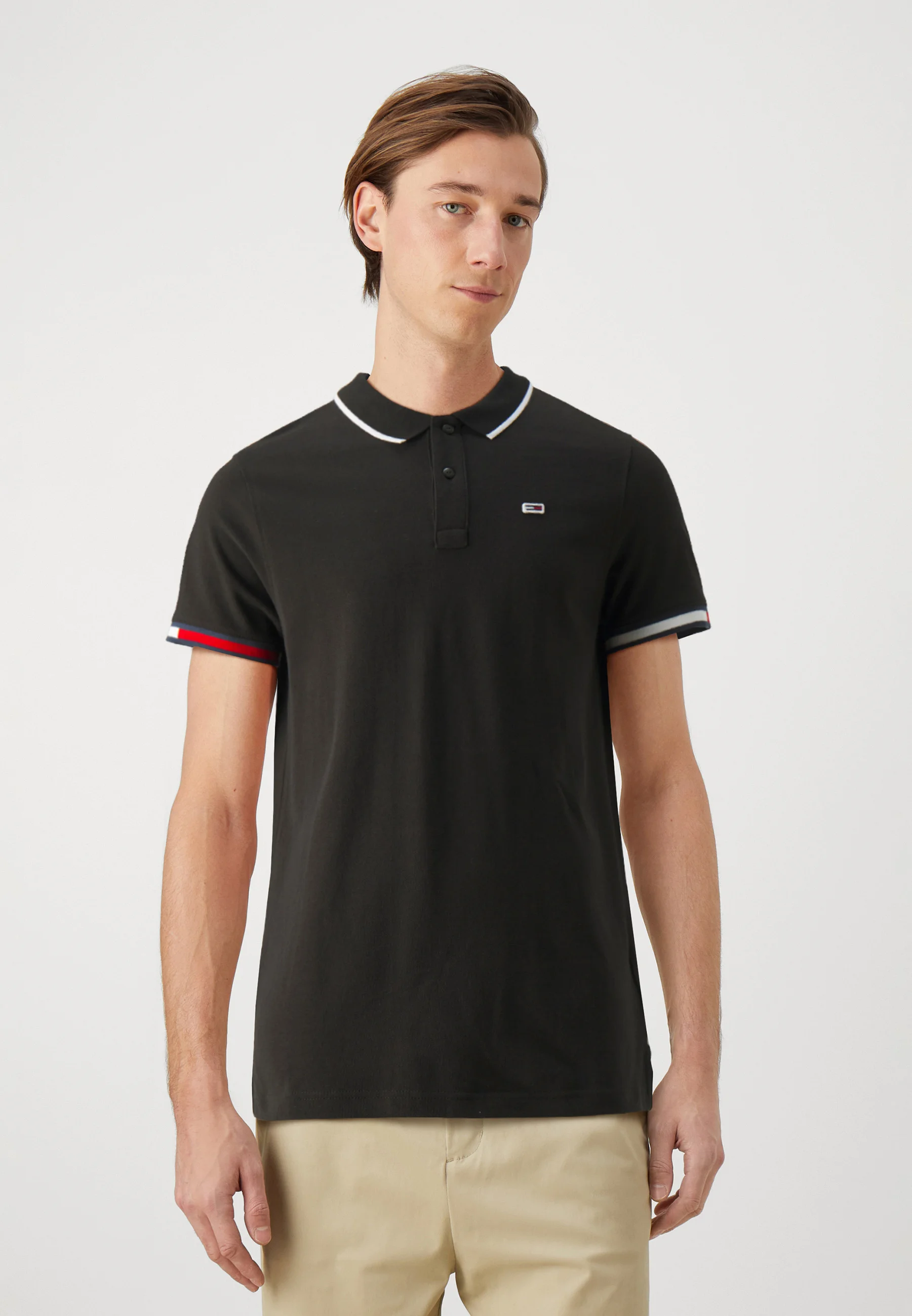 Tommy Jeans PUÑOS CON BANDERA - Polo