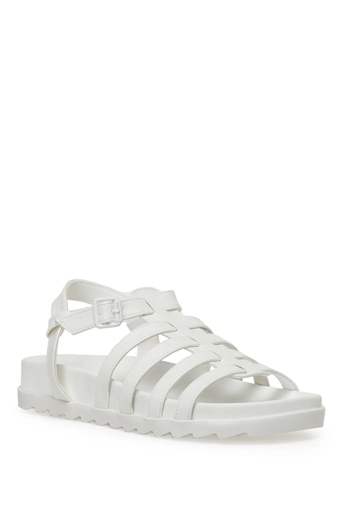 Nine West  LUCLA 3FX Weiße Damen-Sandalen mit dicker Sohle