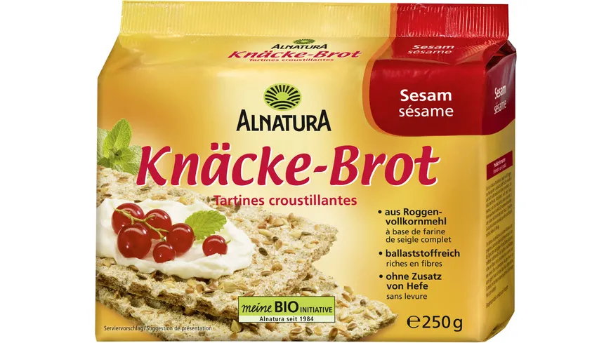 Alnatura Bio Knäckebrot Sesam 250 g