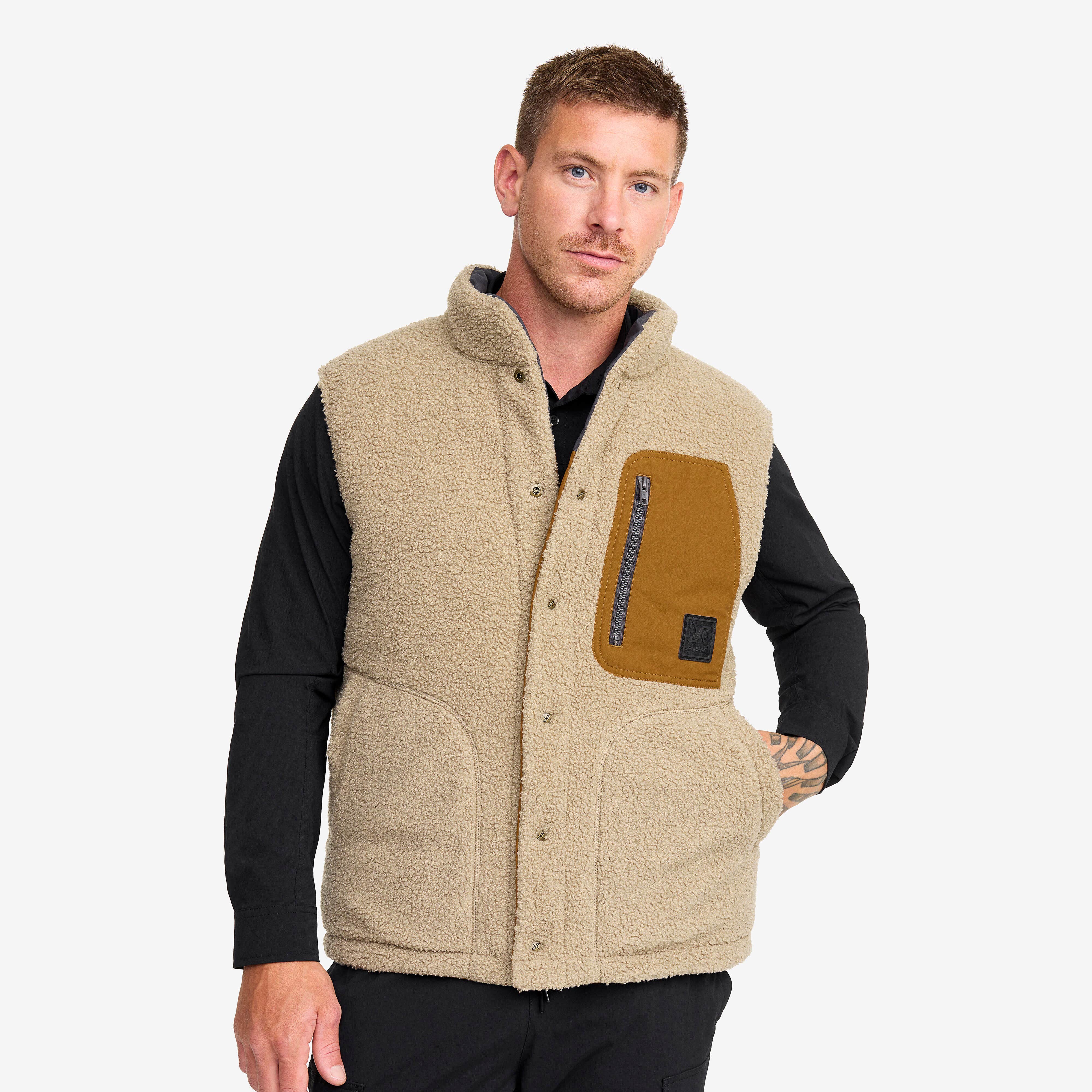 Rollick Reversible Vest Homme Rubber