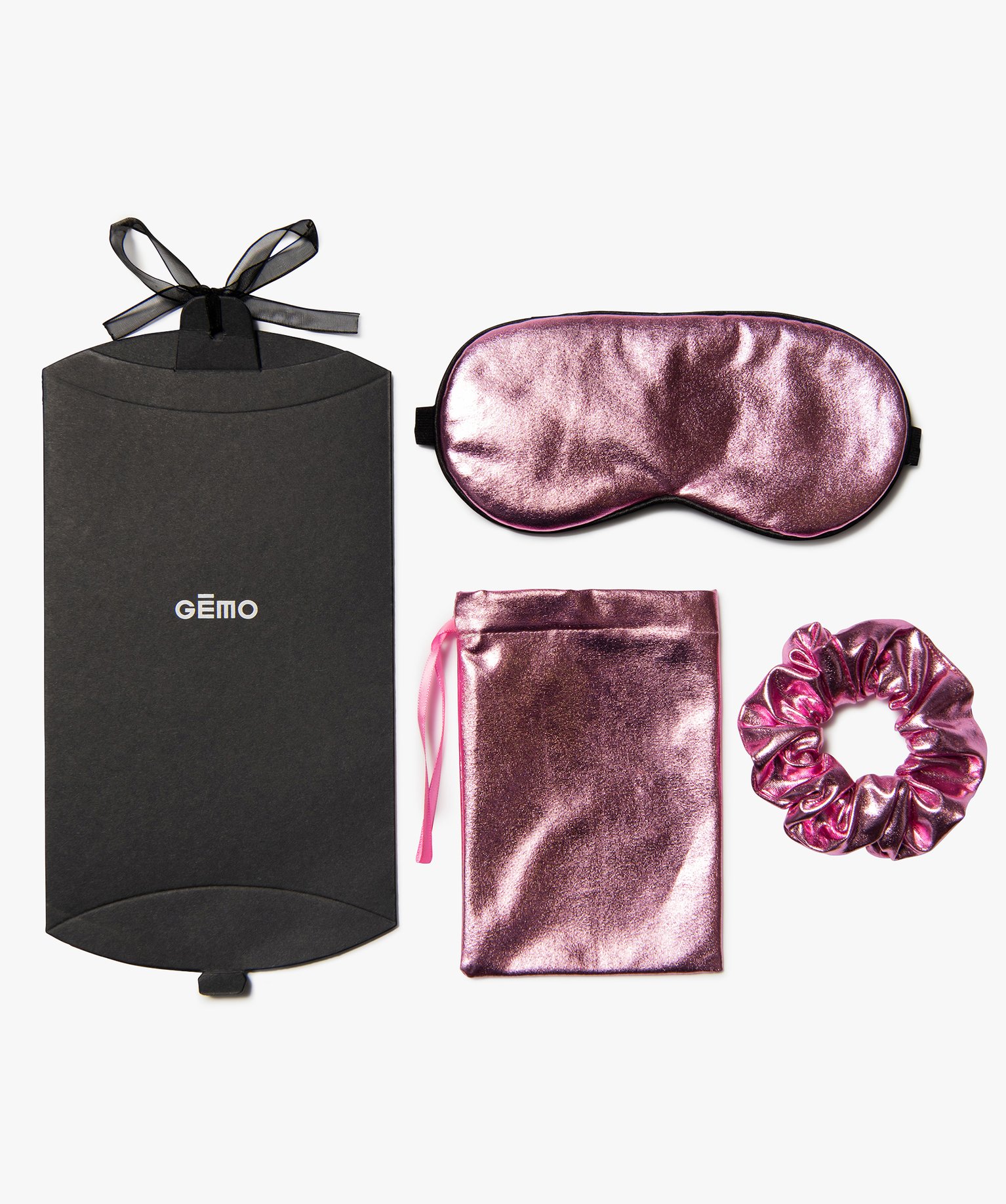 Lot d’accessoires femme avec pochette cadeau rose | GEMO