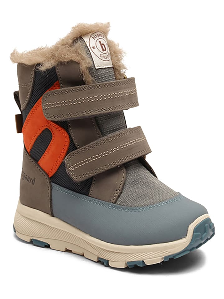 bisgaard Leder-Winterboots in Grau günstig kaufen