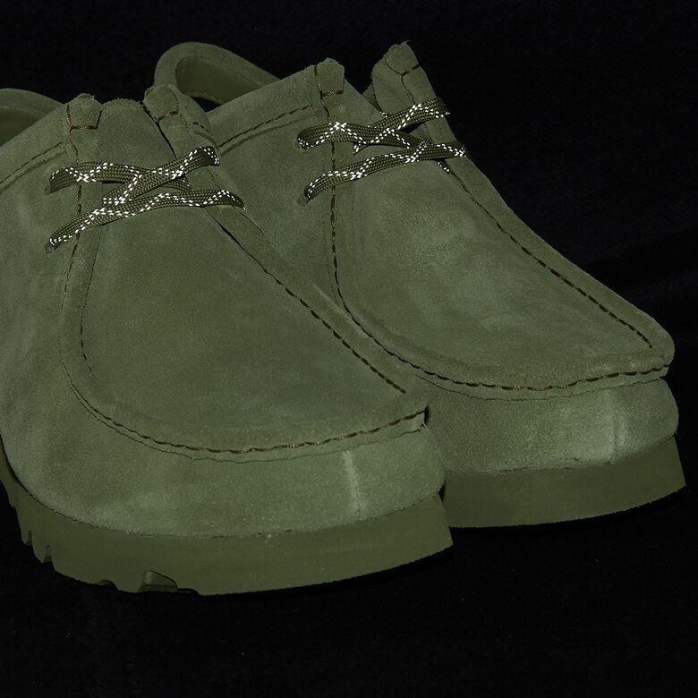 Clarks Wallabee Gore-Tex loden green