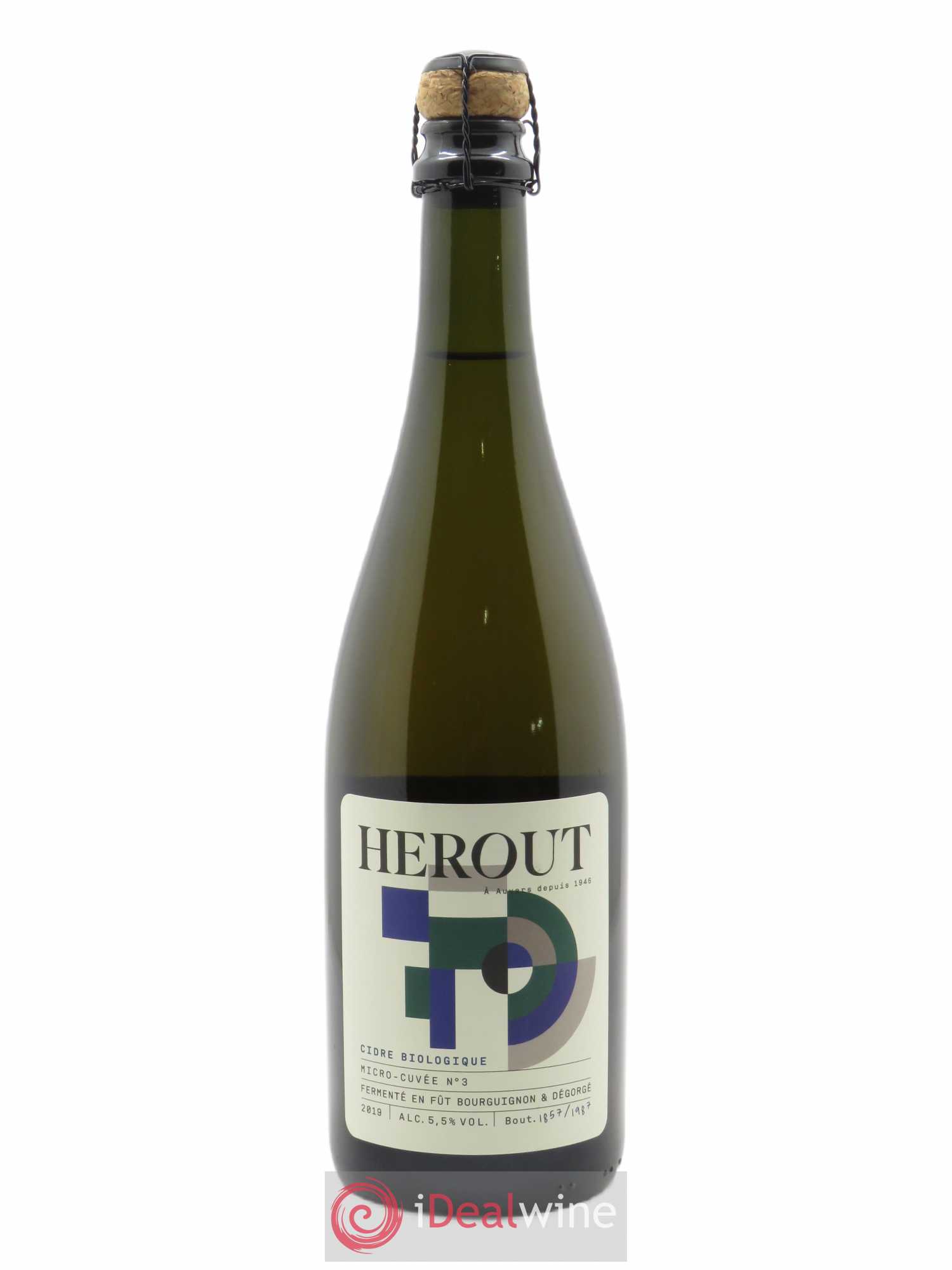 Cidre Micro Cuvée n°3 Herout  2019 - Lot de 1 Bouteille
