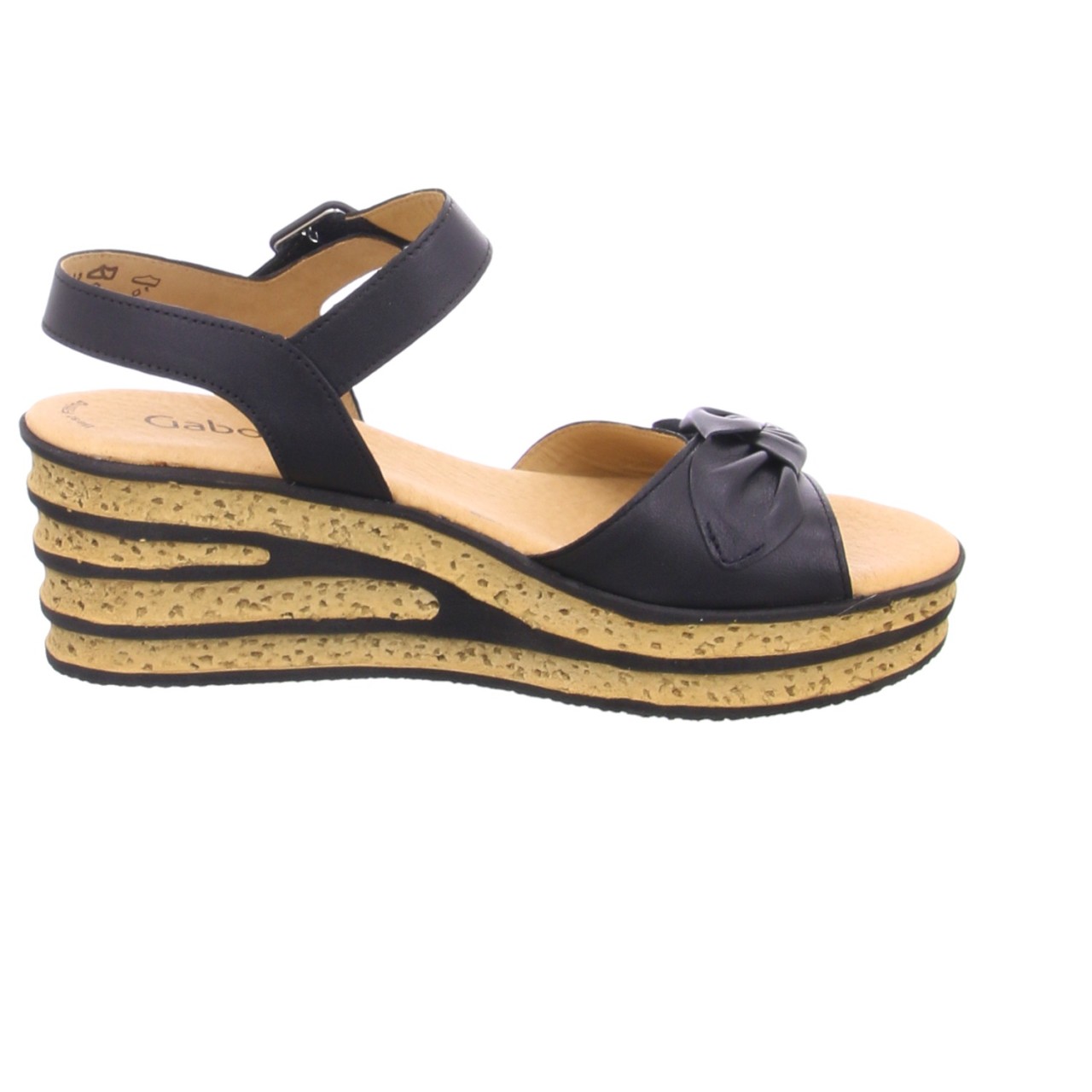GABOR Komfort Sandalen schwarz