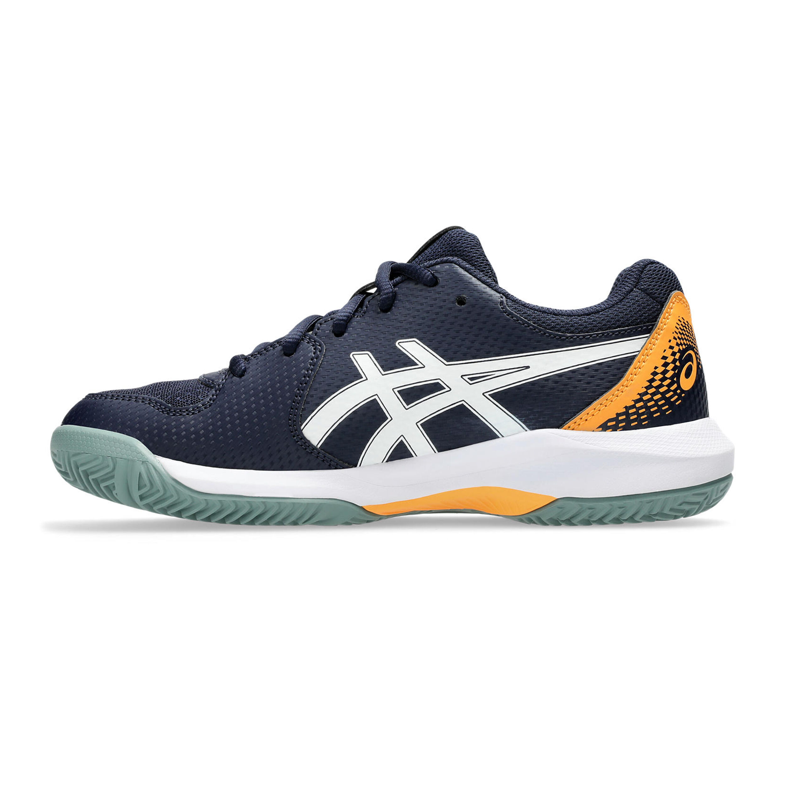 Gel-Dedicate 8 GS Padelschuh Kinder - Dunkelblau, Weiß
