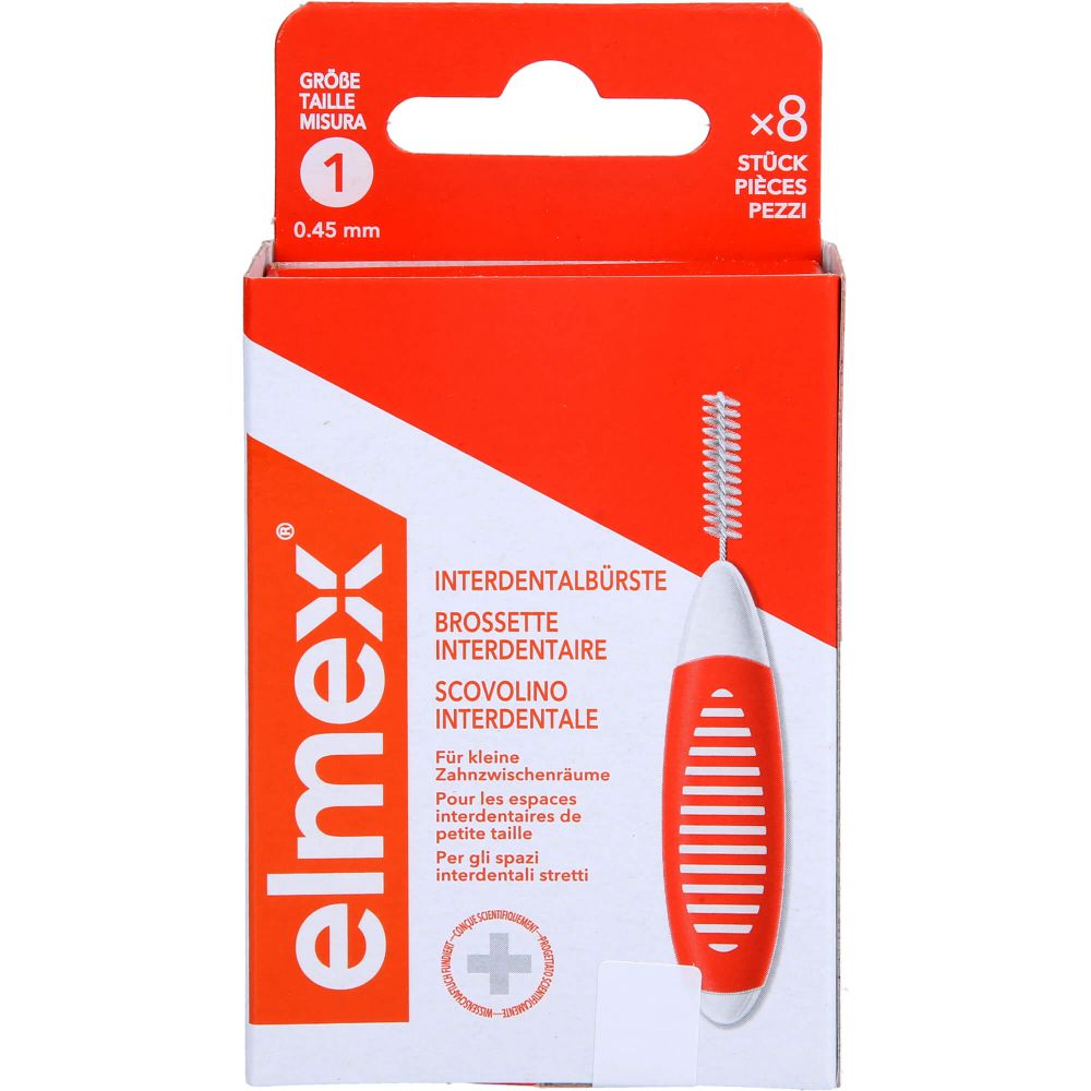 Interdentalbürsten orange. Größe 1. 0.45 mm