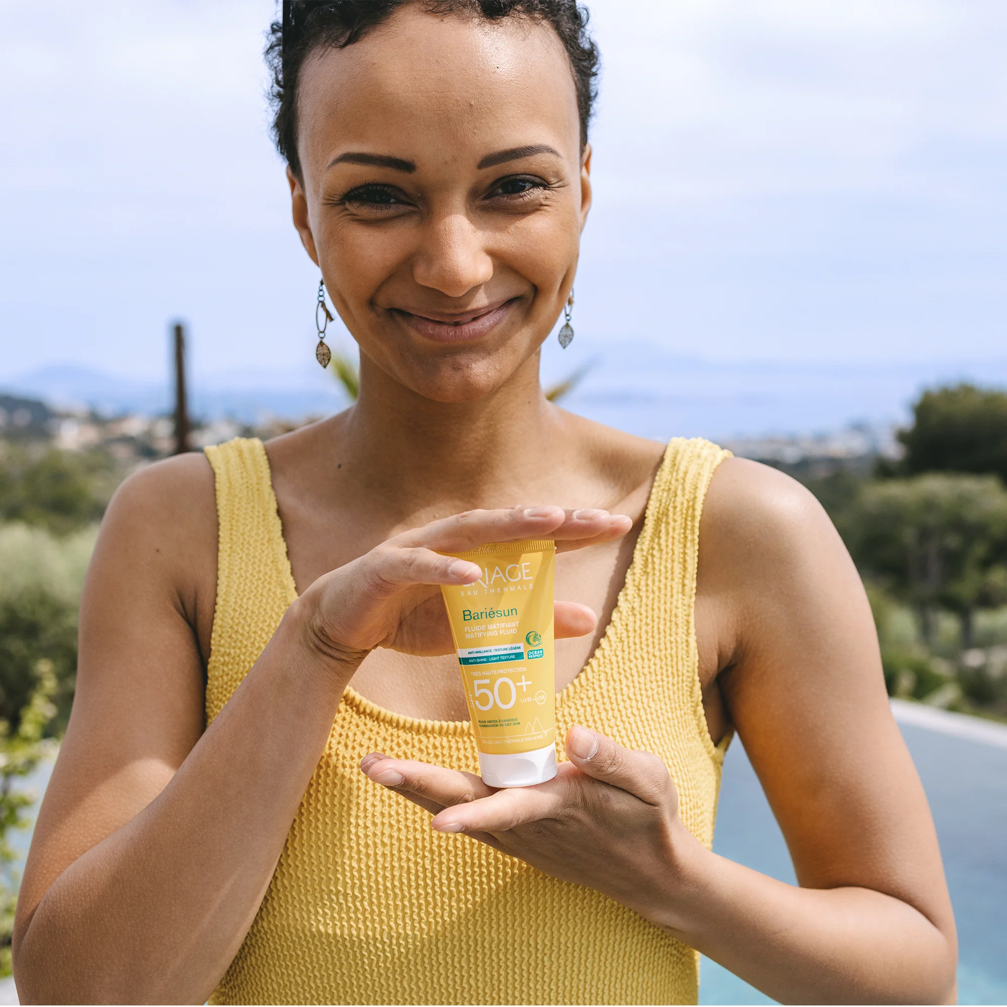 BARIESUN Fluid Mat Face SPF50+ - Opaľovací krém na tvár s vysokou ochranou.