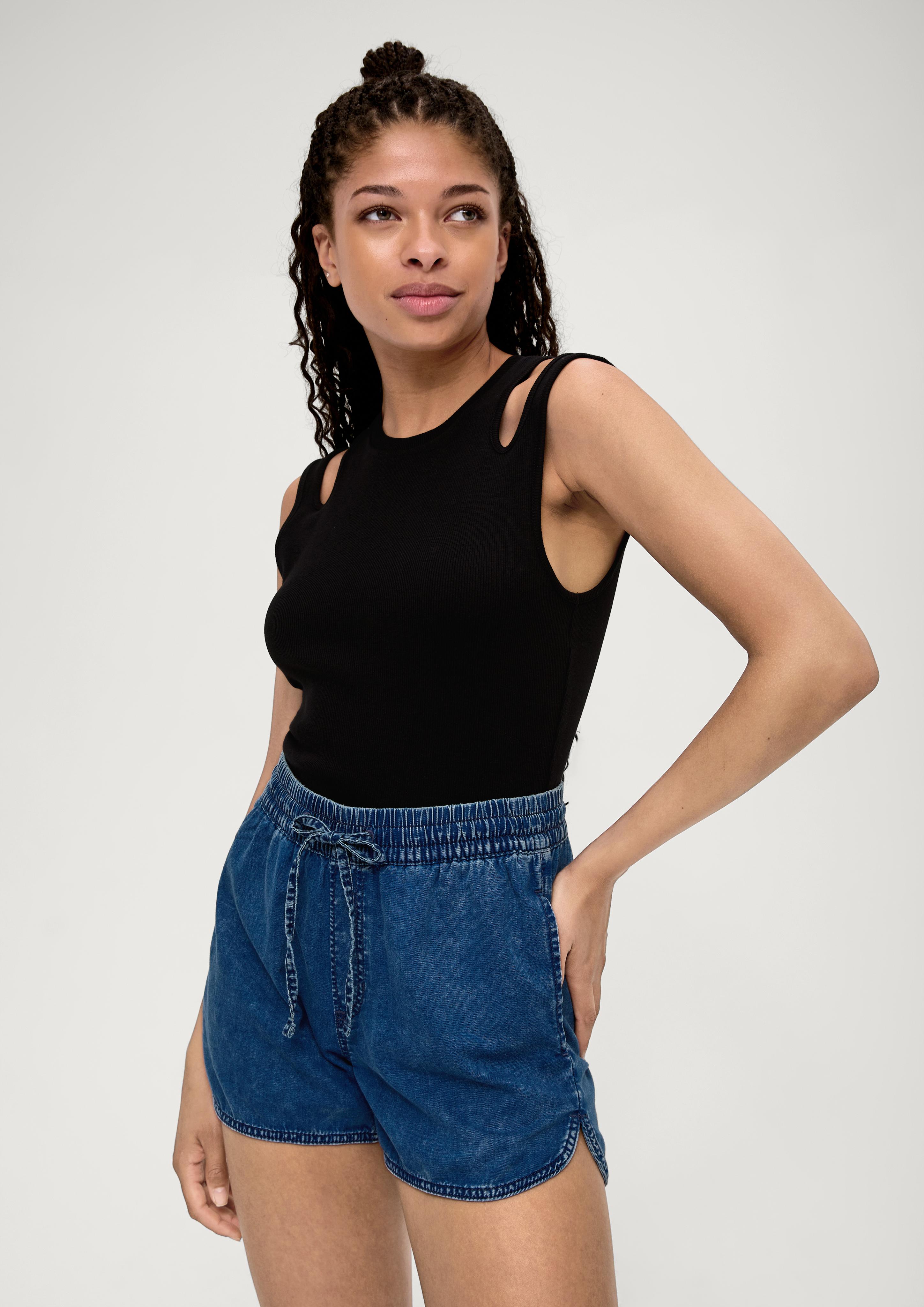 Jeans-Shorts Abby / Mid Rise / Semi Wide Leg  2131116-55Y2