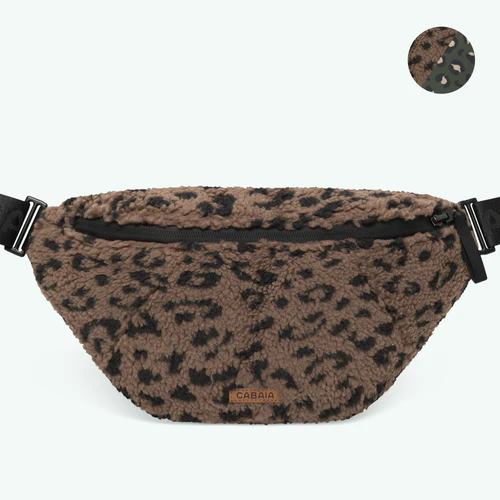 Large Gaya brown fanny pack