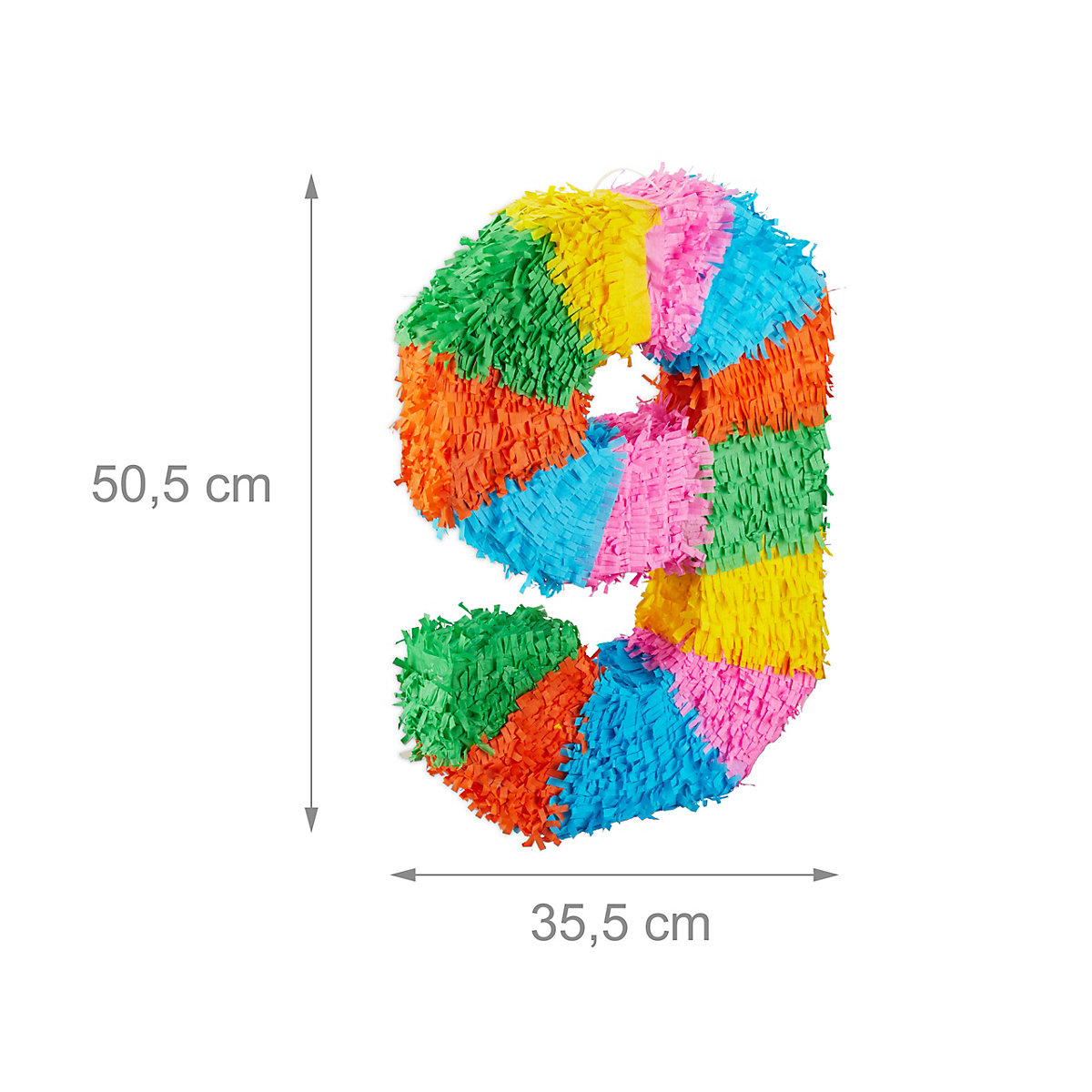 4-tlg. Pinata Set