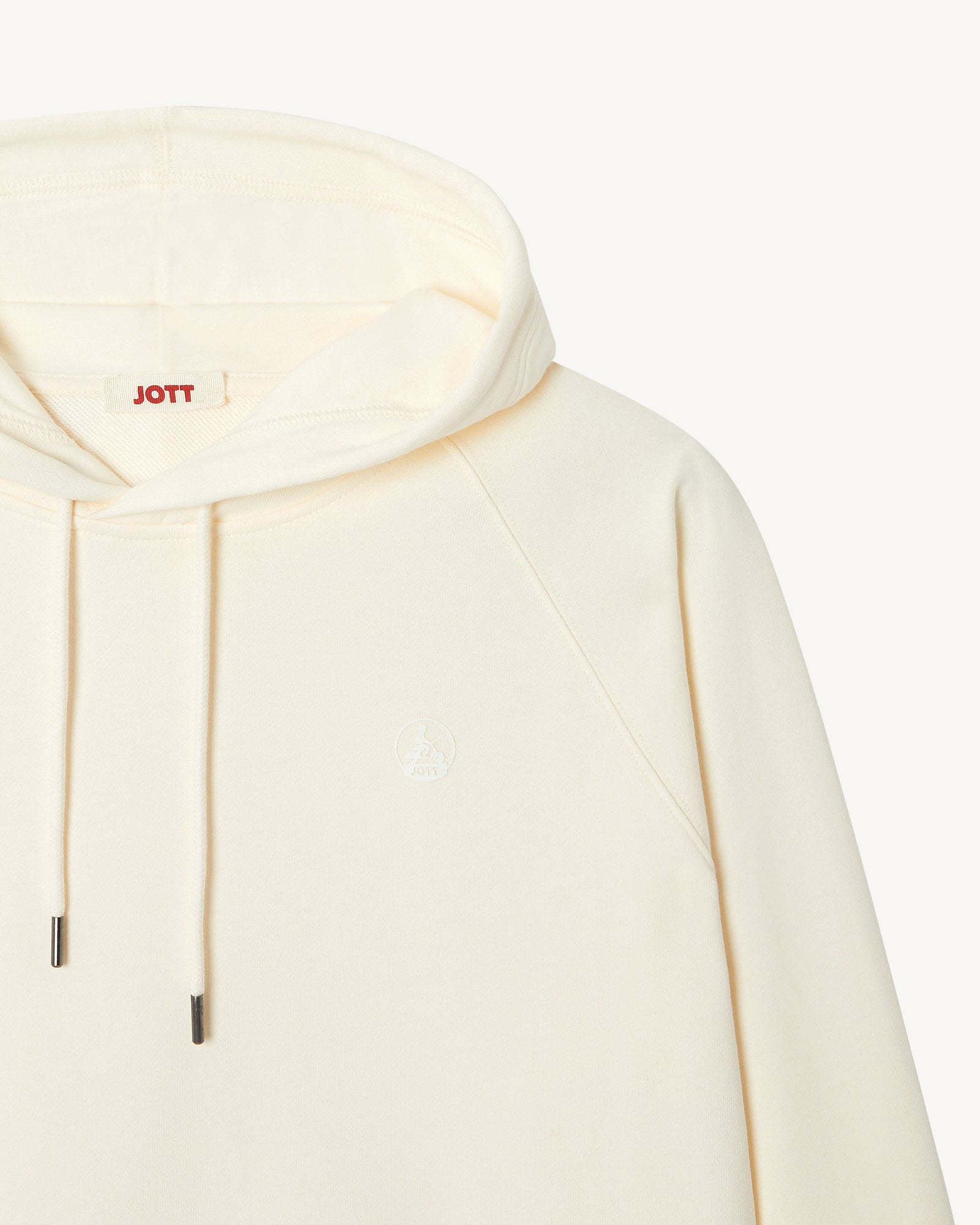 Sweat homme en coton biologique Ecru Bispo