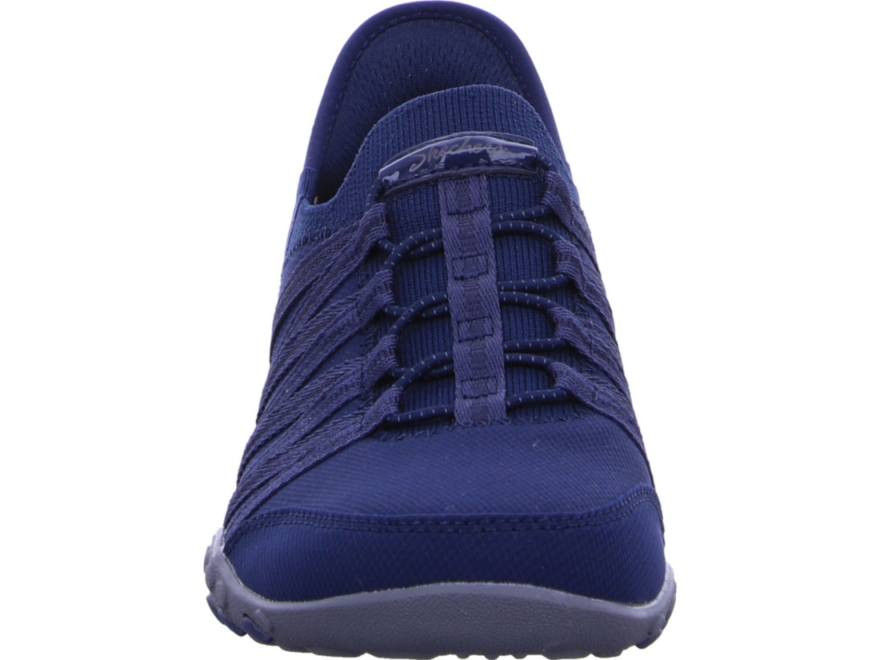 SKECHERS Sportliche Slipper blau Breathe Easy-ROLL WITH ME