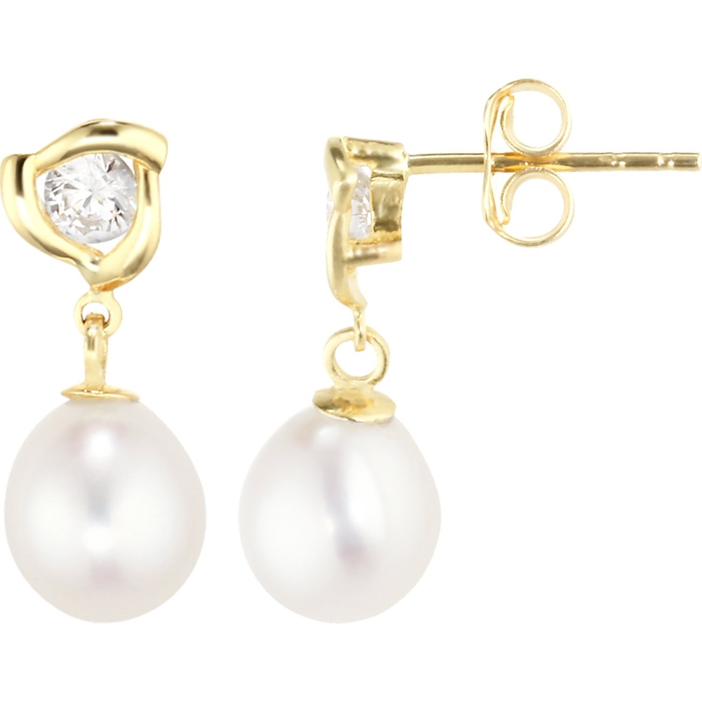 Valeria Boucles d'oreilles 375 Or jaune Boucles d'oreilles