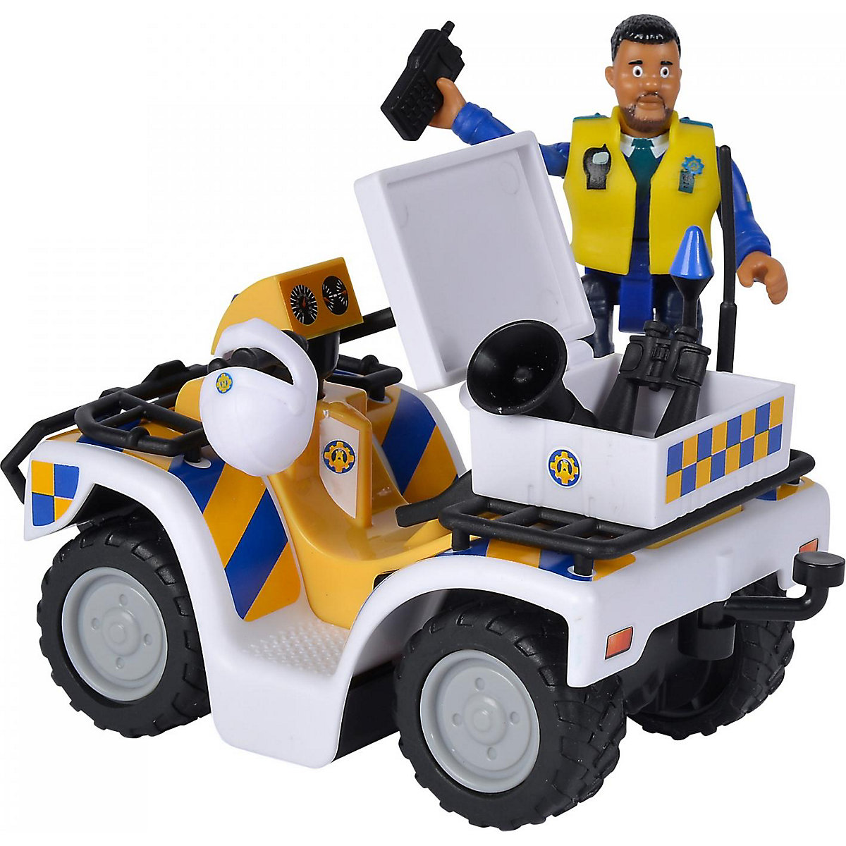 Feuerwehrmann Sam Polizei Quad mit Figur