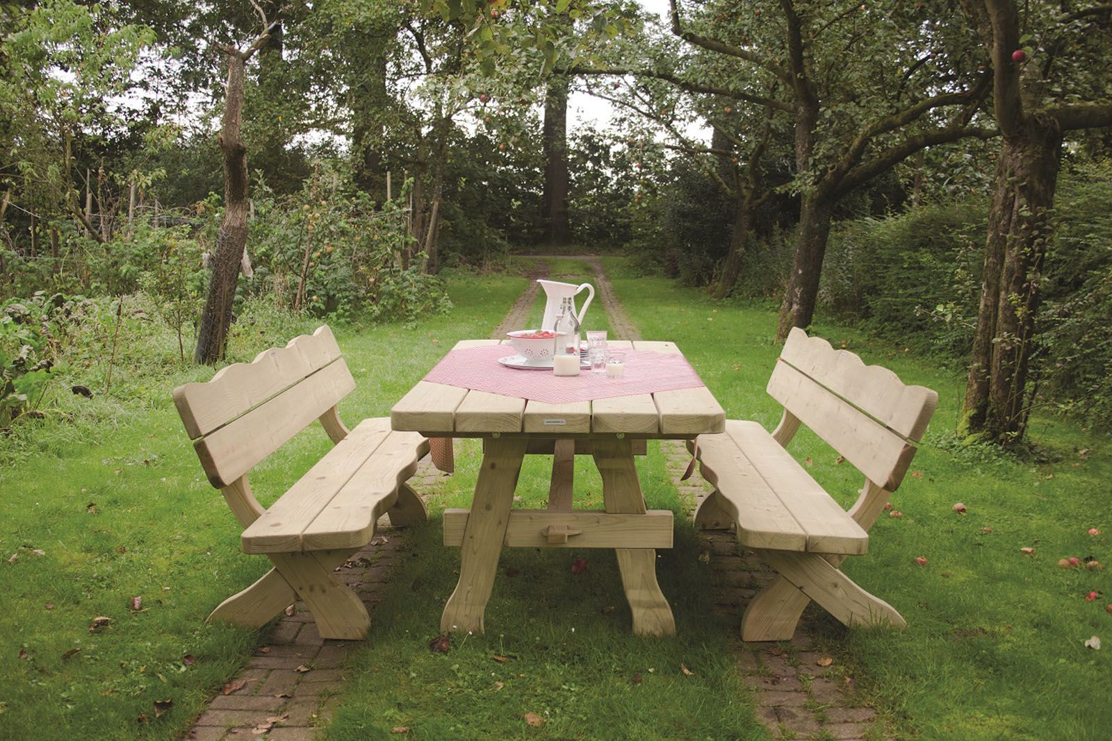 MaximaVida Provence 200 cm Gartentisch aus Holz