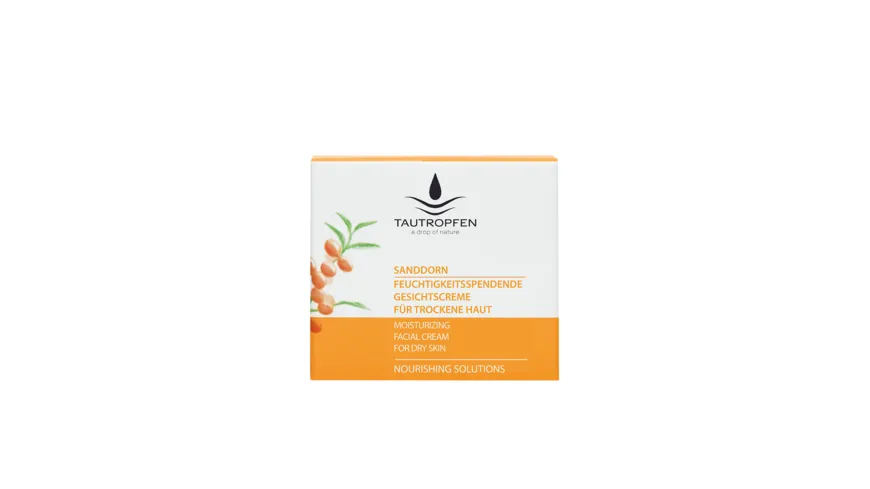 TAUTROPFEN Sanddorn Nourishing Solutions Feuchtigkeitsspendende Gesichtscreme 50 ml