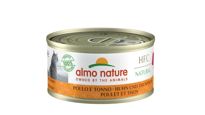 almo nature Katzennassfutter Cat Adult Huhn + Thunfisch 70 g