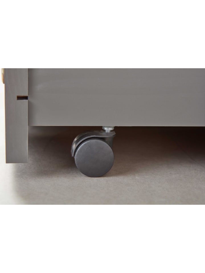 ebuy24 Bett Leonie Grau 207 x 96 cm günstig kaufen onesize