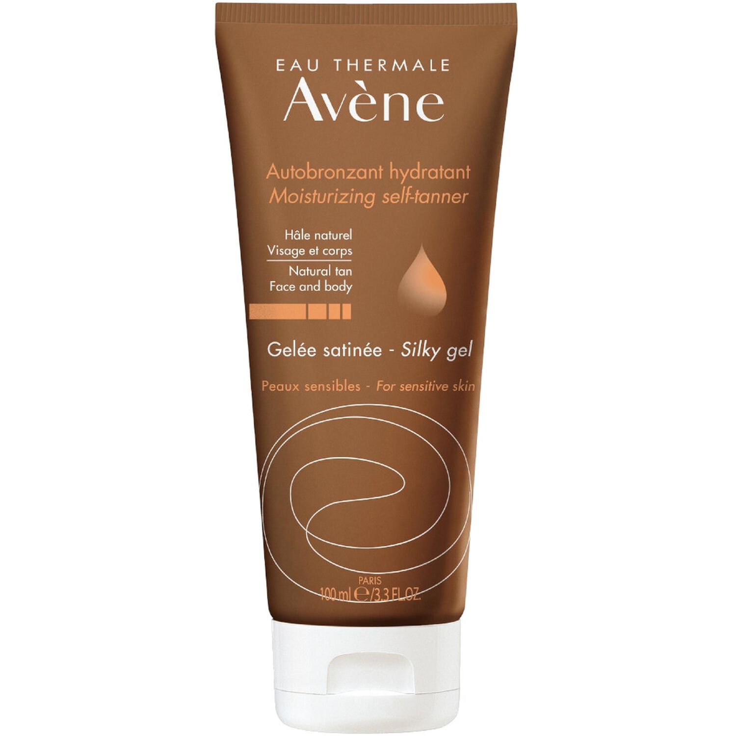 Eau Thermale Avène Autobronzant Hydratant Gelée Satinée Visage & Corps - Peaux Sensibles 100 ml