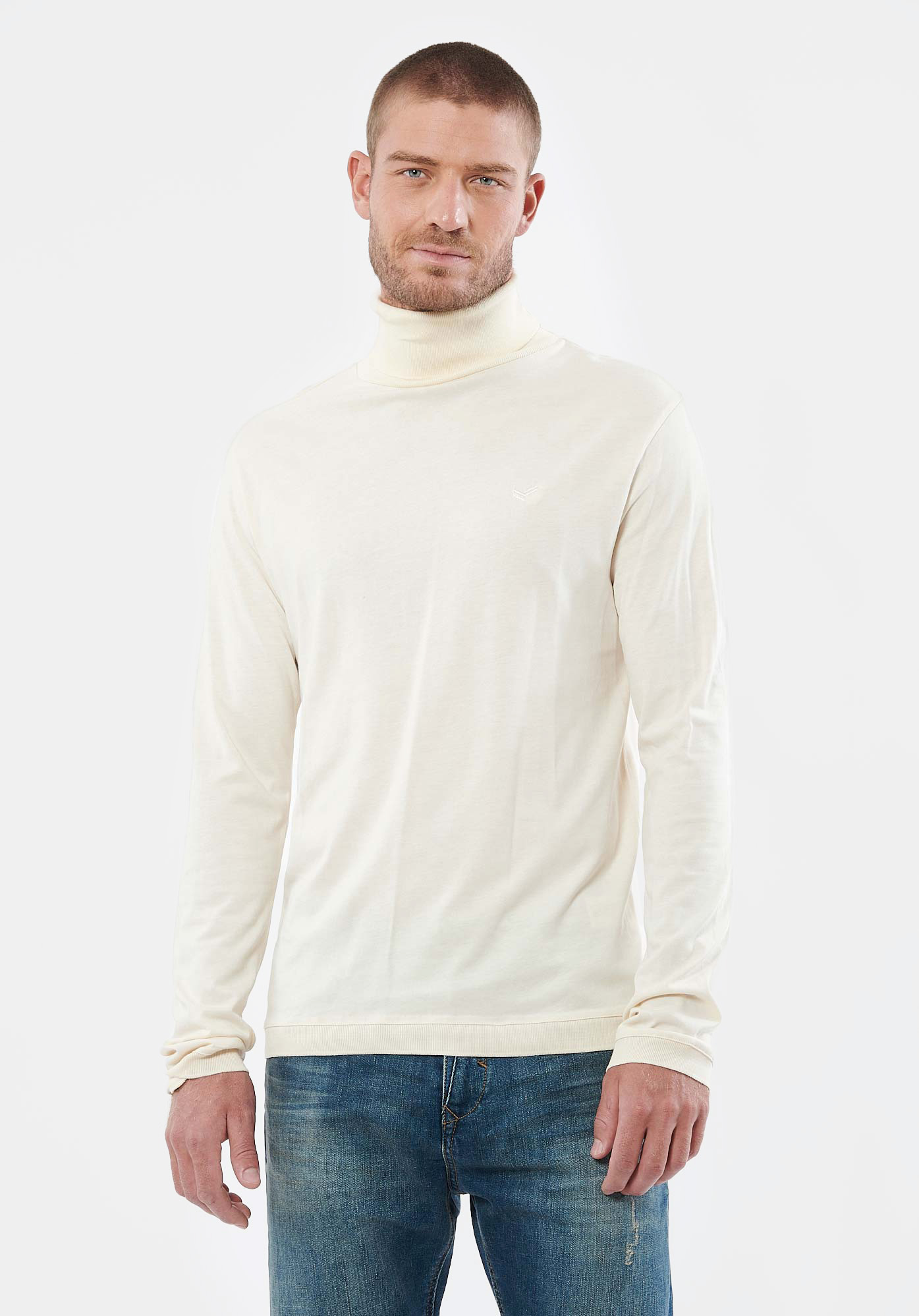 PASTE  T-shirt écru homme