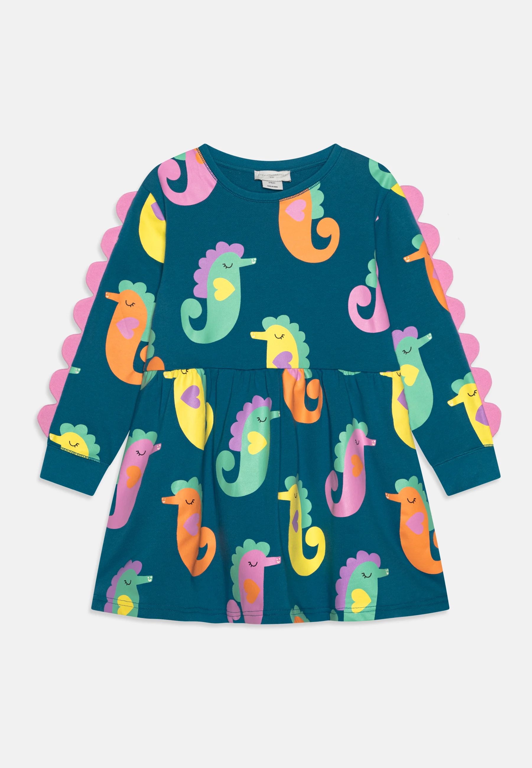 Stella McCartney Kids VESTIDO NIÑA ESTAMPADO CABALLITOS DE MAR - Vestido de verano