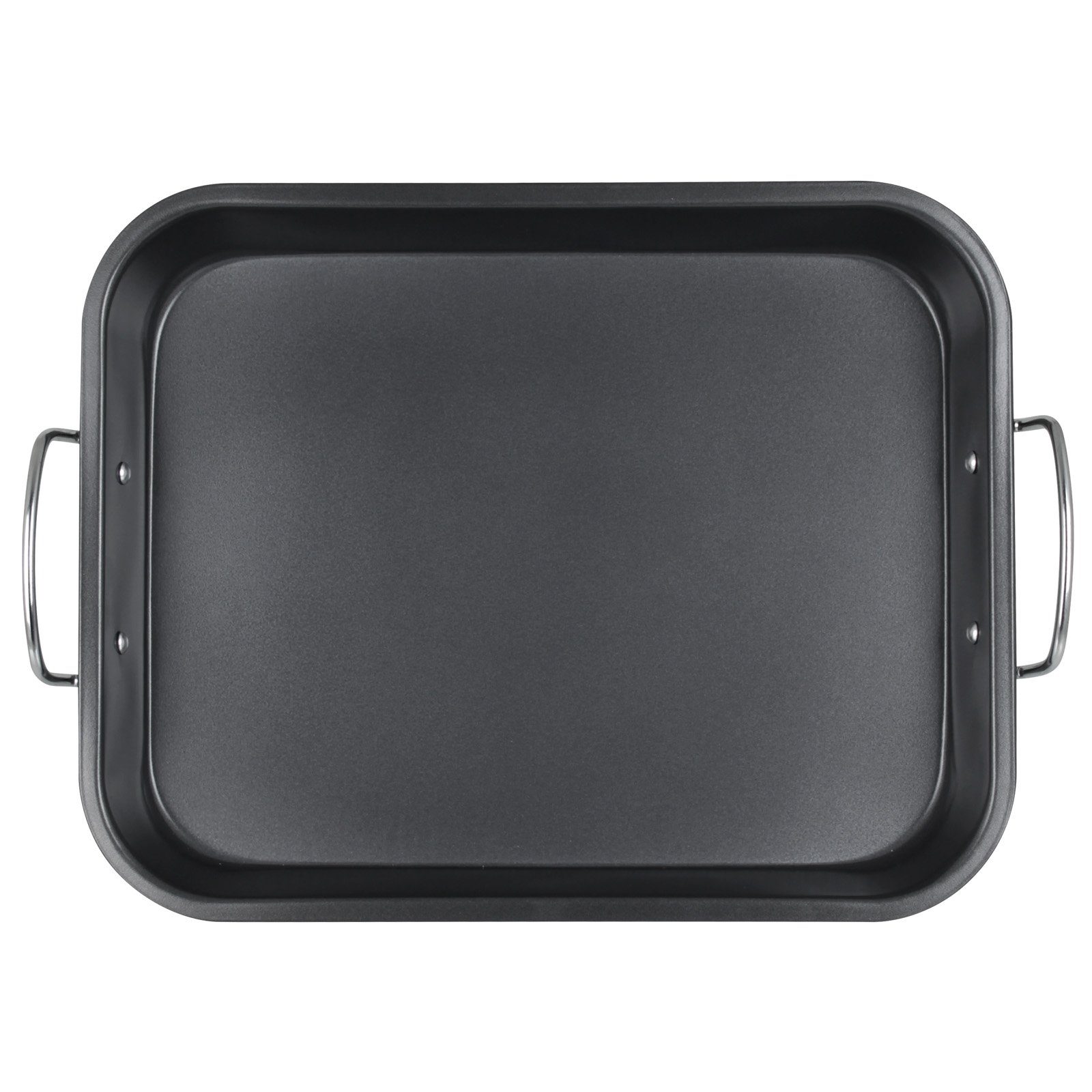 Koopman Bräter Bratform Grillrost 39x29cm Ofenform Schmortopf Multibräter, Gänsebräter Brattopf Kochgeschirr Backofen Gittereinsatz Kochtopf