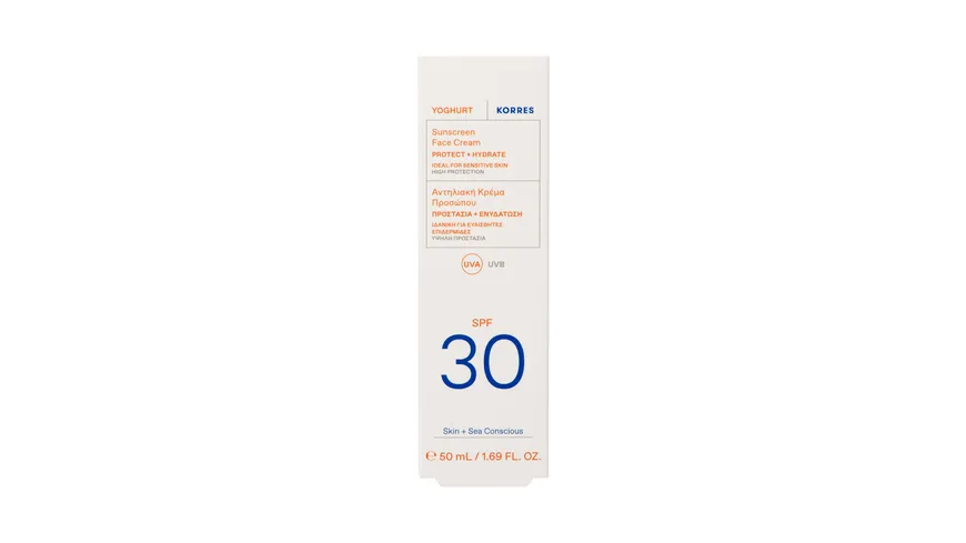 KORRES YOGHURT Sonnencreme für das Gesicht SPF30 50 ml