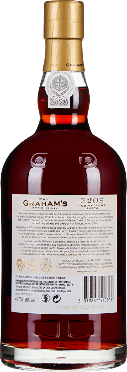 Graham’s Tawny Port 20 YO in Tube